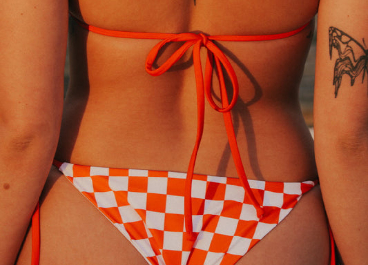 Chaps and Cheeks checkered swimwear for women